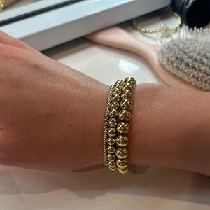 Pandora Gold Beaded Bracelet